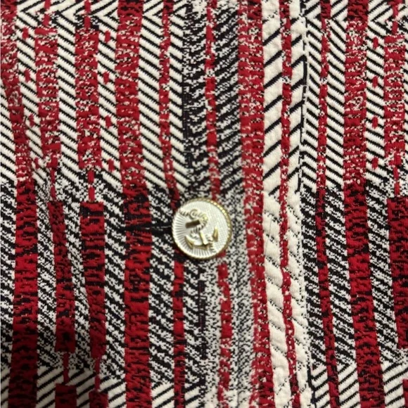 CAbi Red and White Plaid Blazer - Picture 7 of 7
